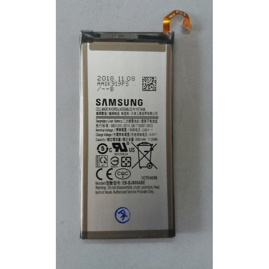 Pin Samsung J6 / A6 2018 (EB-BJ800ABE)