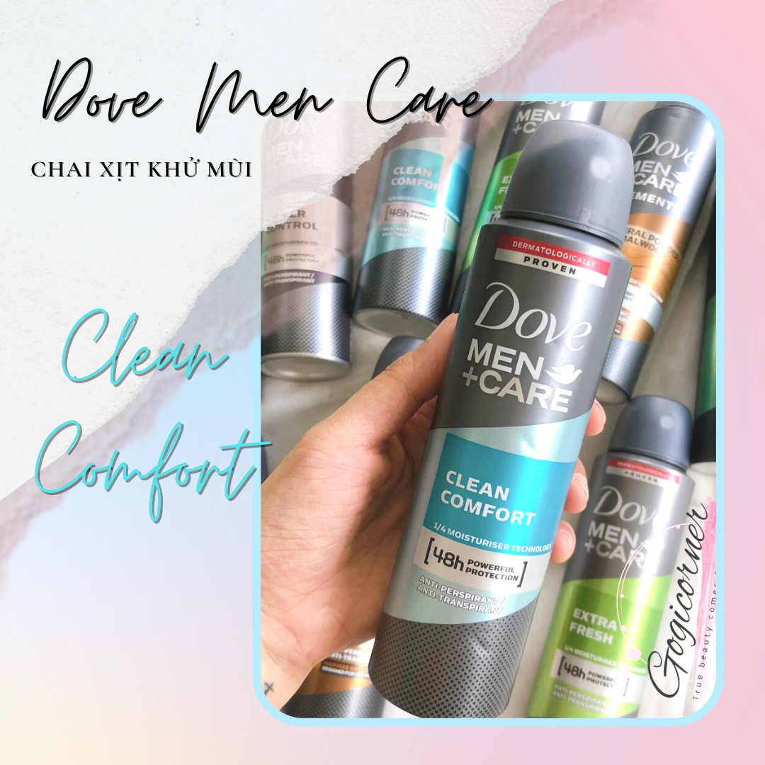 XỊT KHỬ MÙI NAM DOVE MEN CARE 150ML