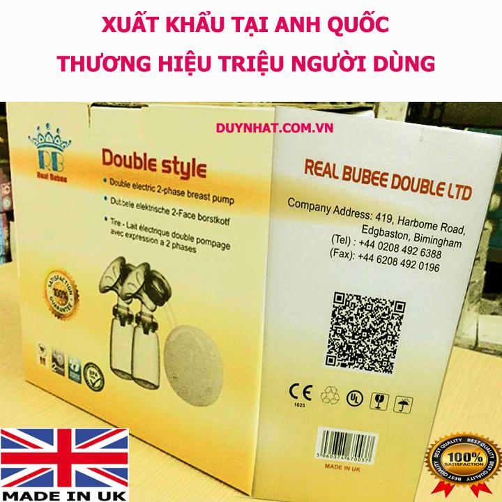 BỘ MÁY HÚT SỮA BẰNG ĐIỆN REAL BUBEE UK