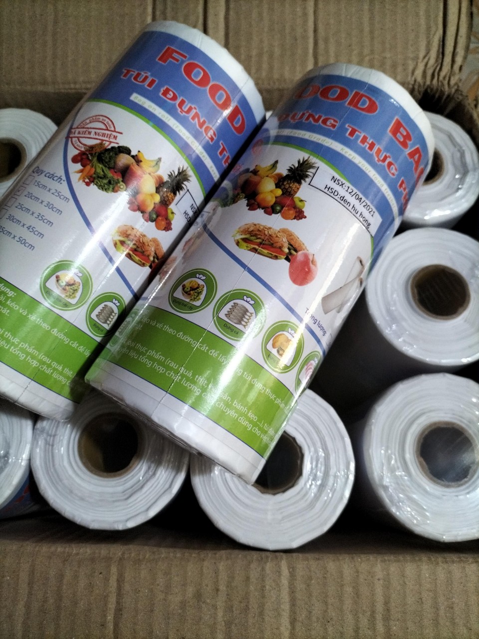 1kg Túi đựng thực phẩm sinh học tự hủy