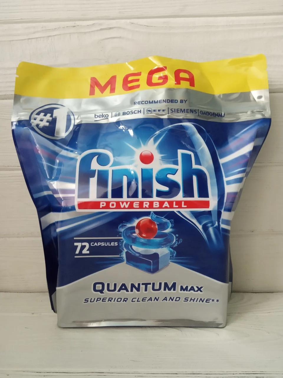 Viên rửa chén Finish quantum 72 tabs
