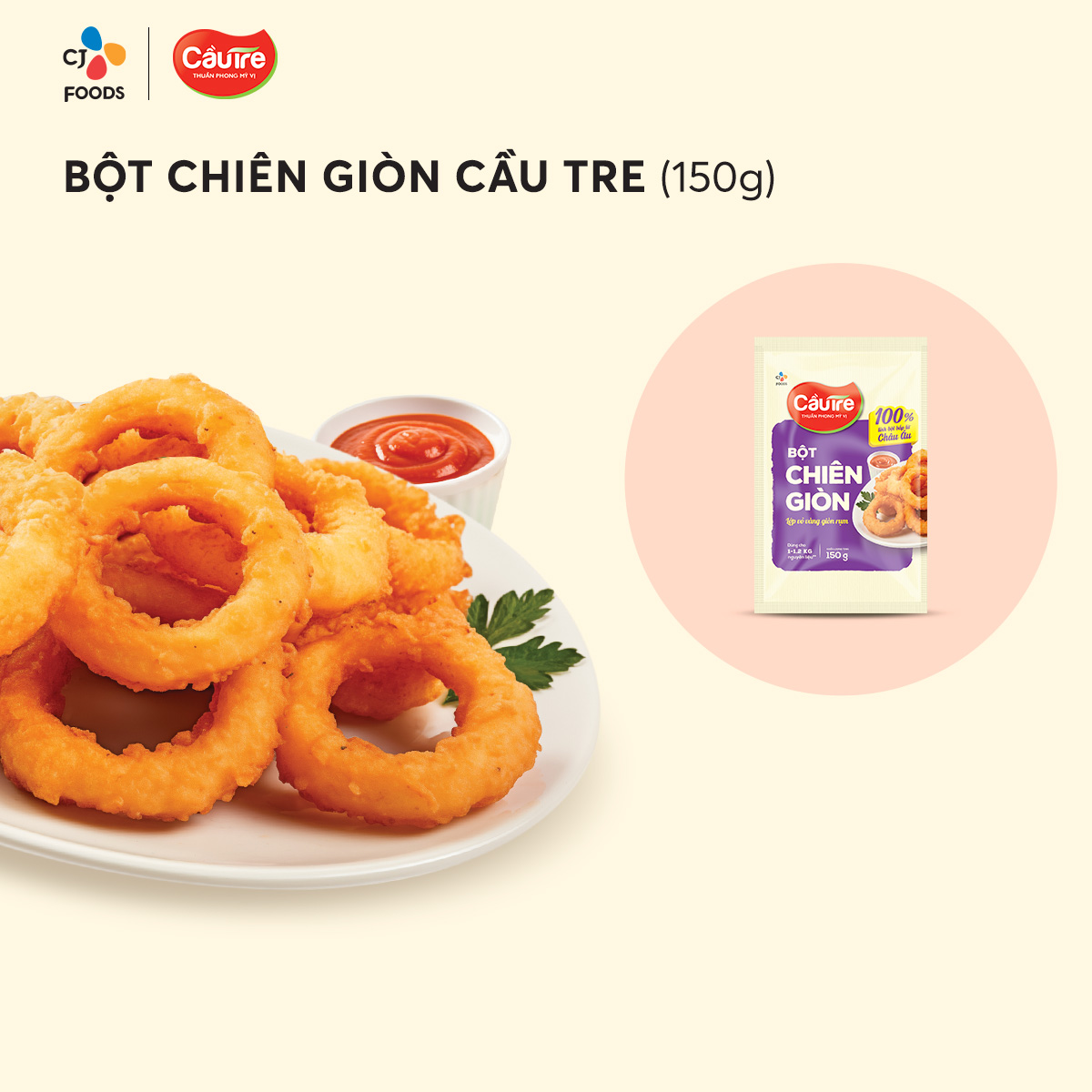 Bột Chiên Giòn Cầu Tre Gói 150G