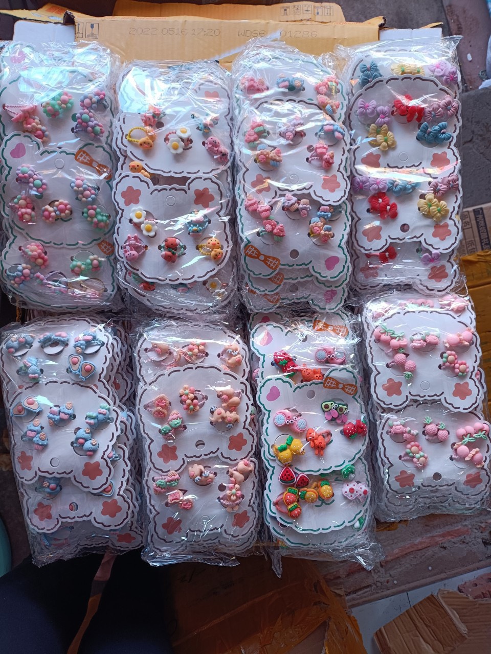 Set 10 cột tóc mẫu mới siêu yêu cho bé