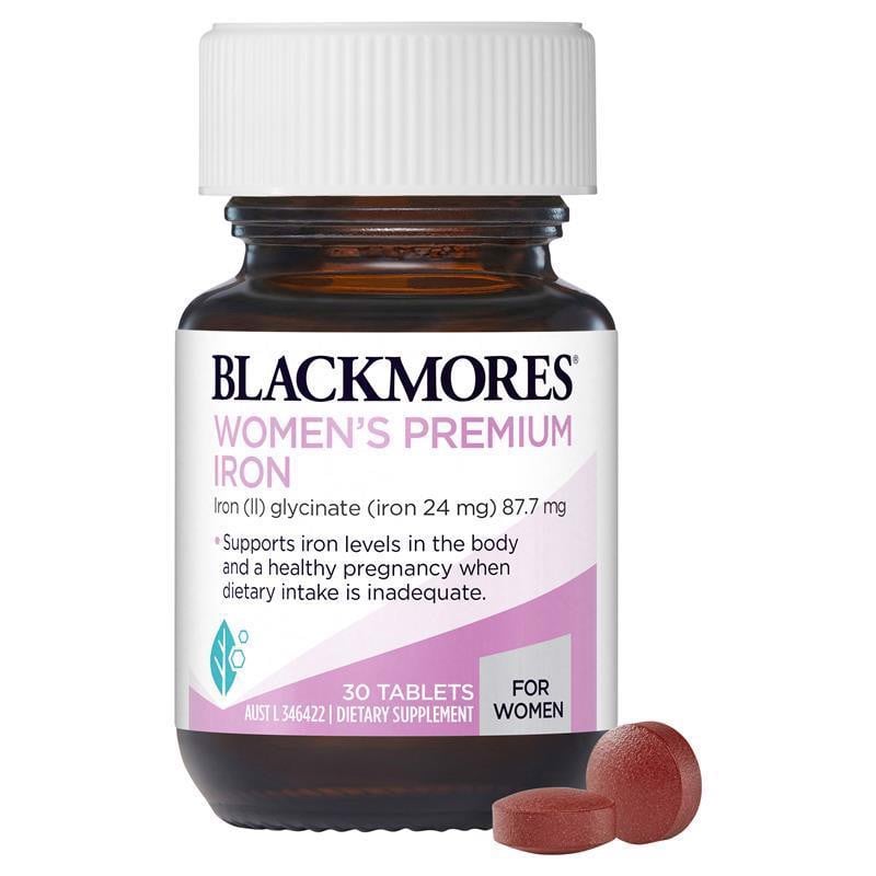 Sắt Blackmore cho bầu, giúp bổ sung sắt cho mẹ lọ 30 viên - Hàng Úc