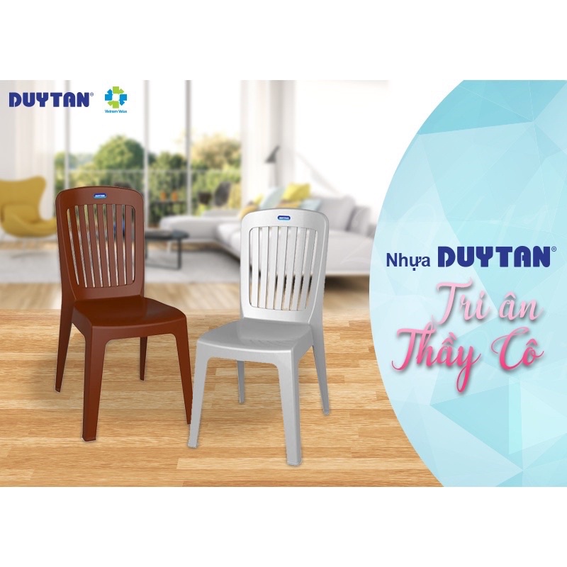 Ghế nhựa sọc dọc duy tân