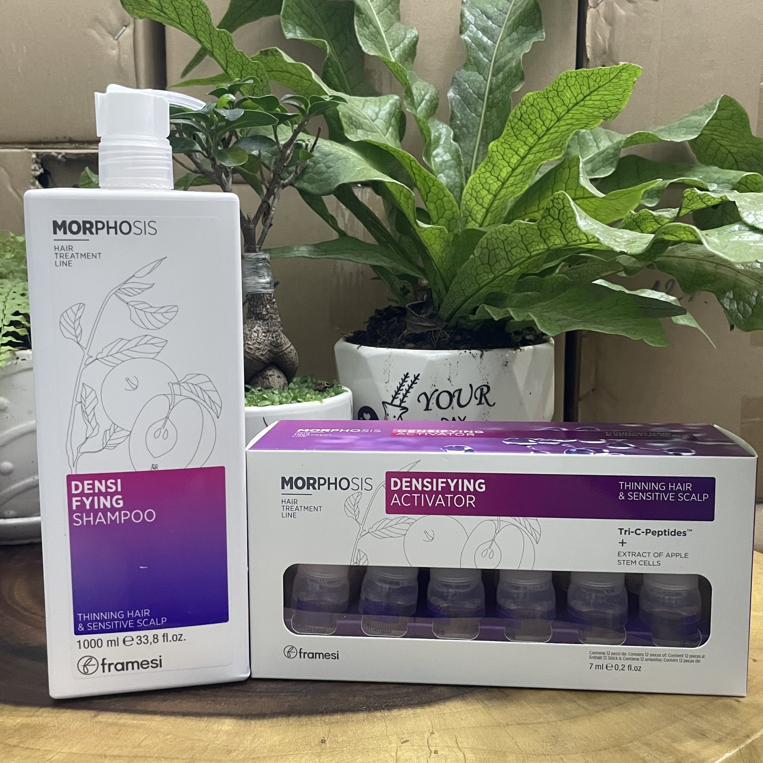 Dầu gội FRAMESI chăm sóc tóc rụng và kích thích mọc tóc Morphosis Densifying Shampoo 1000ml