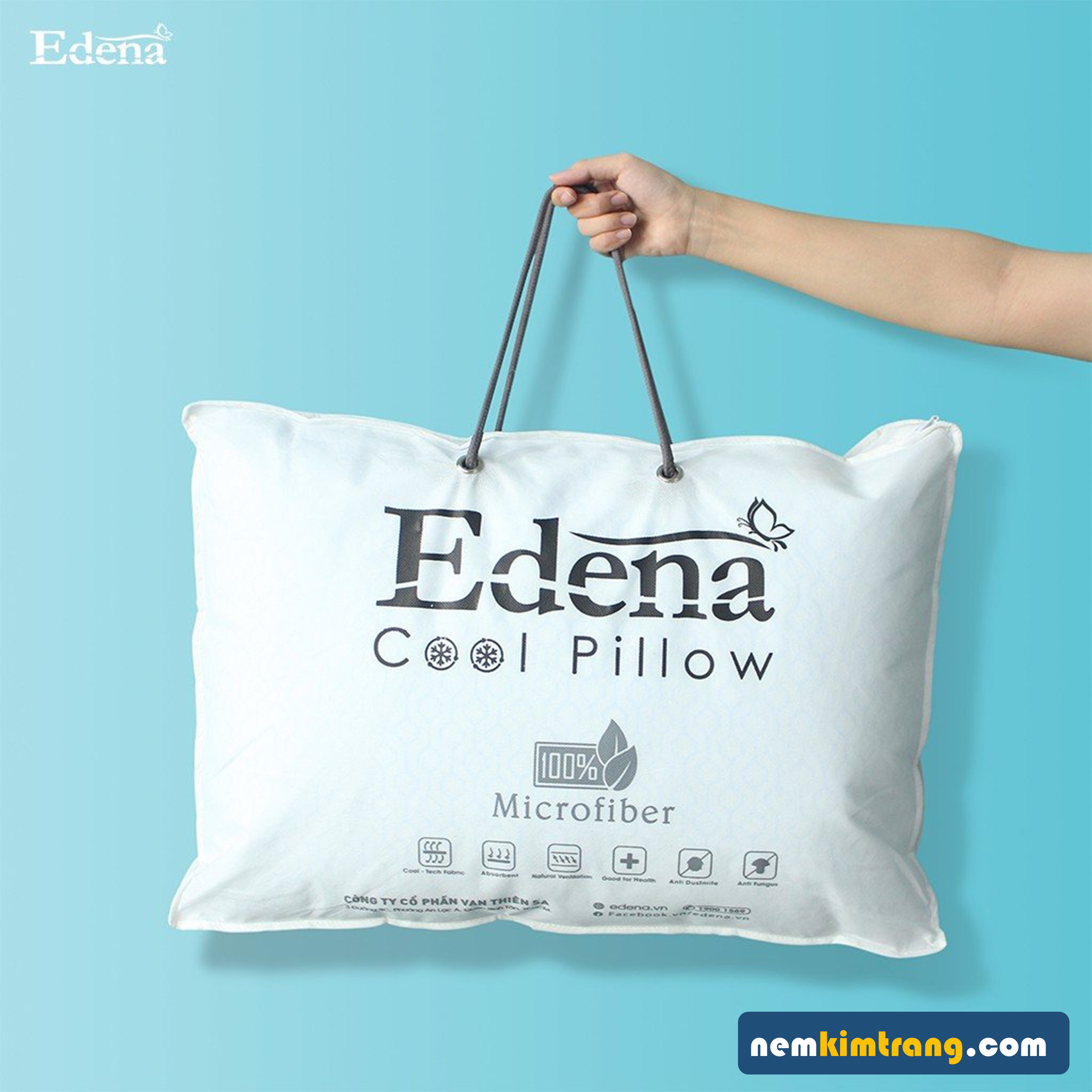 Ruột gối cool Edena - CHÍNH HÃNG, CAO CẤP
