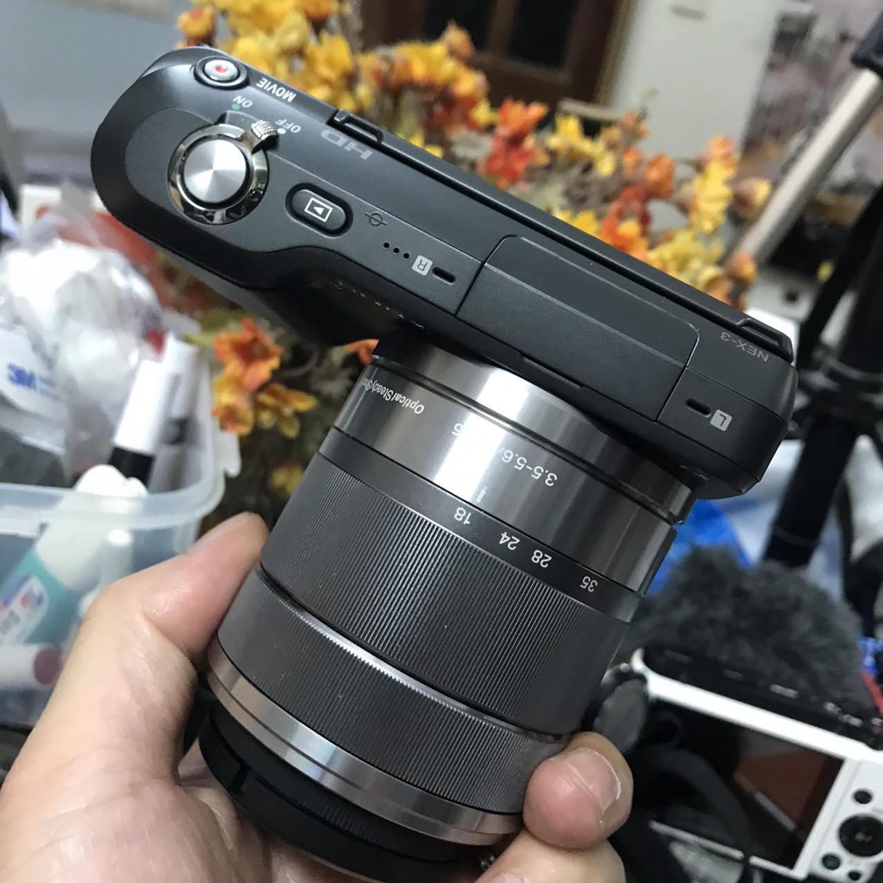 Máy ảnh Sony Nex 3 kèm ống kính