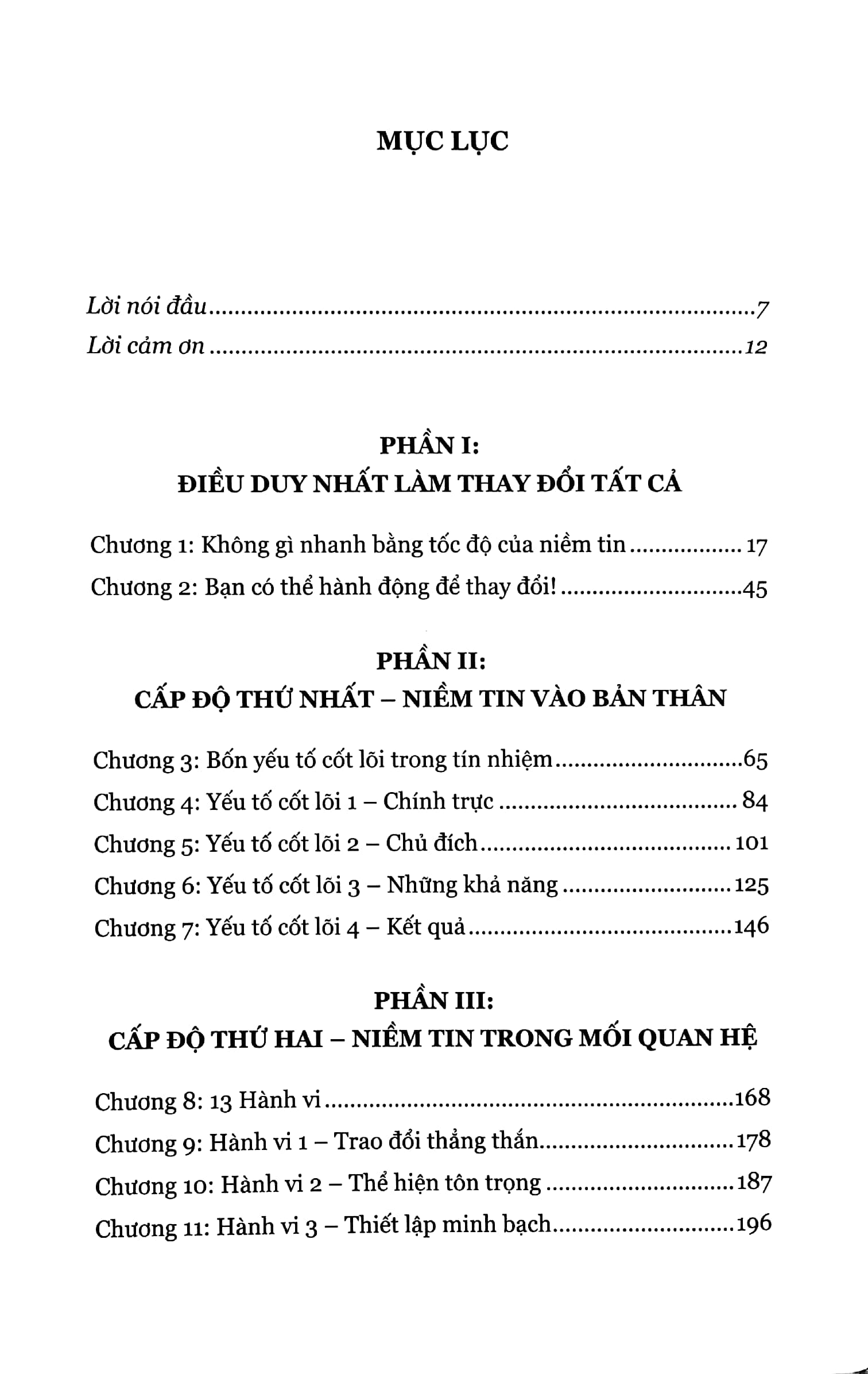 Sách - Tốc Độ Của Niềm Tin