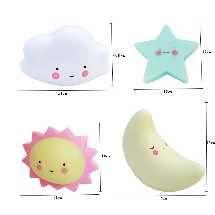 [HCM][ SIÊU XINH ] - ĐÈN NGỦ SILICON ĐỂ BÀN SIÊU CUTE DÙNG PIN