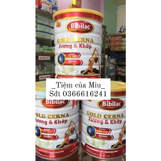 Sữa Bibilac Gold Cerna 900g - sữa bổ sung canxi