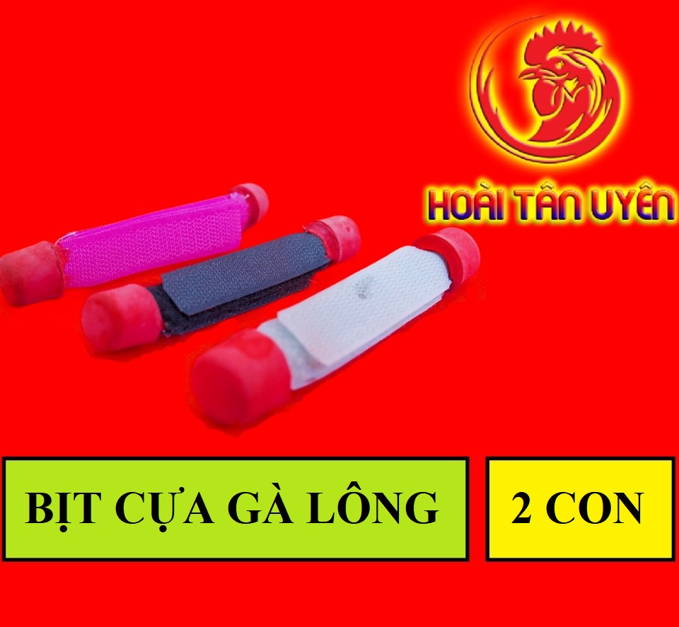 Bịt cựa gà lông 1 cặp 2 con