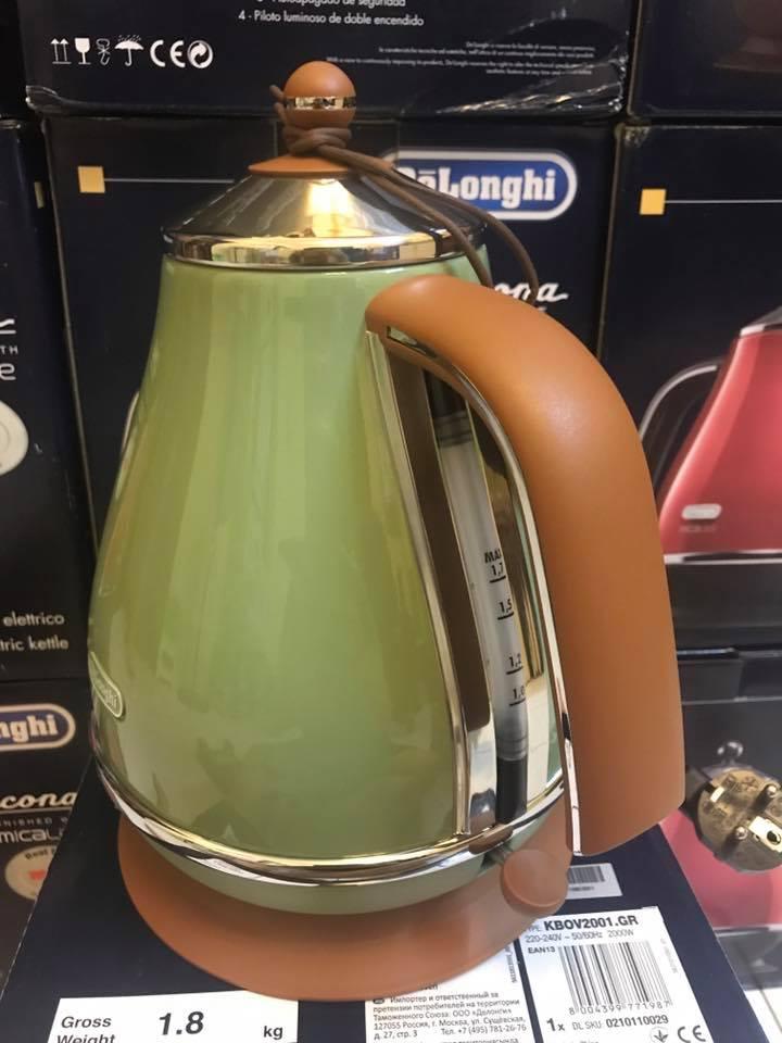 Ấm Siêu Tốc Delonghi KBOV 2001 GR