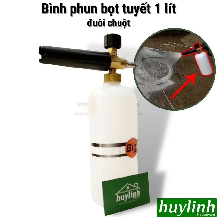 [HCM]Bình phun bọt tuyết 1 lít dùng cho máy rửa xe - Đầu nối nhanh