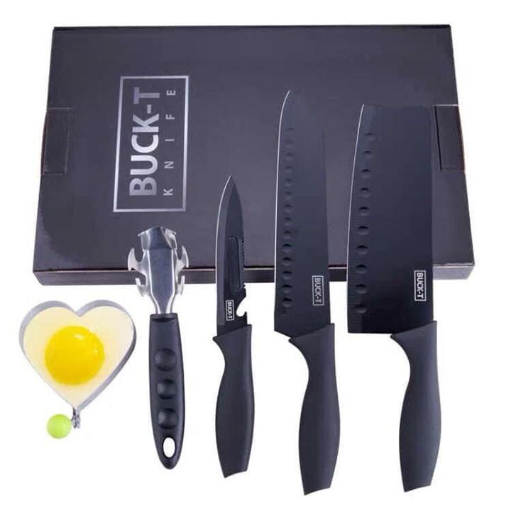 BỘ DAO 5 MÓN BUCK BLACK CAO CẤP