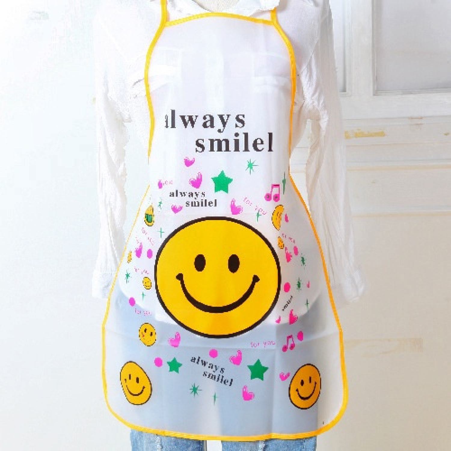Tạp dề chống thấm cute,tạp dề nấu ăn hình thú dễ ,tạp dề nấu bếp j013