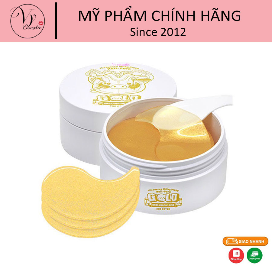 Mặt Nạ Đắp Mắt Elizavecca Hell-Pore Gold Hyaluronic Acid Eye Patch 60Pcs