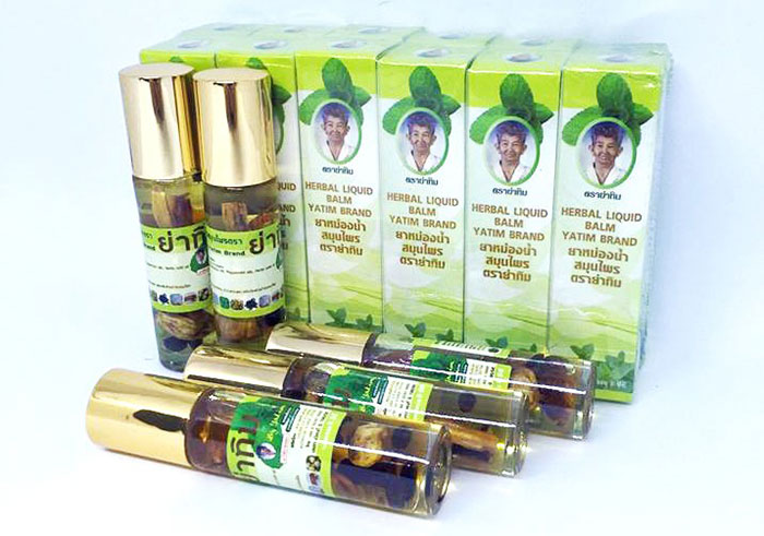 Set 2 Chai Dầu lăn 18 vị thảo dược OTOP Thái Lan