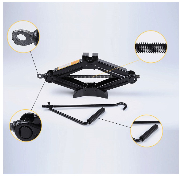 Kích Lốp Ô Tô chữ A - Con Đội Nâng Gầm Xe Ô Tô Và Xe Máy Loại 1 Tấn, 0.8 Tấn