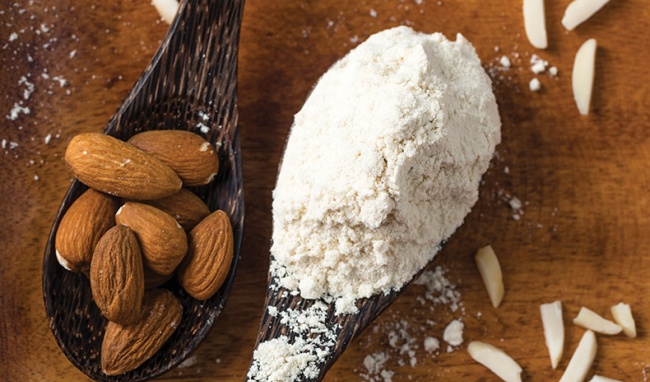 hạnh nhân bột USA gói 500 gram giao thương hiệu ngẫu nhiên