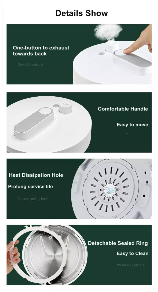 Nồi cơm áp suất mini - nấu cháo, nấu cơm siêu mềm AS-M02