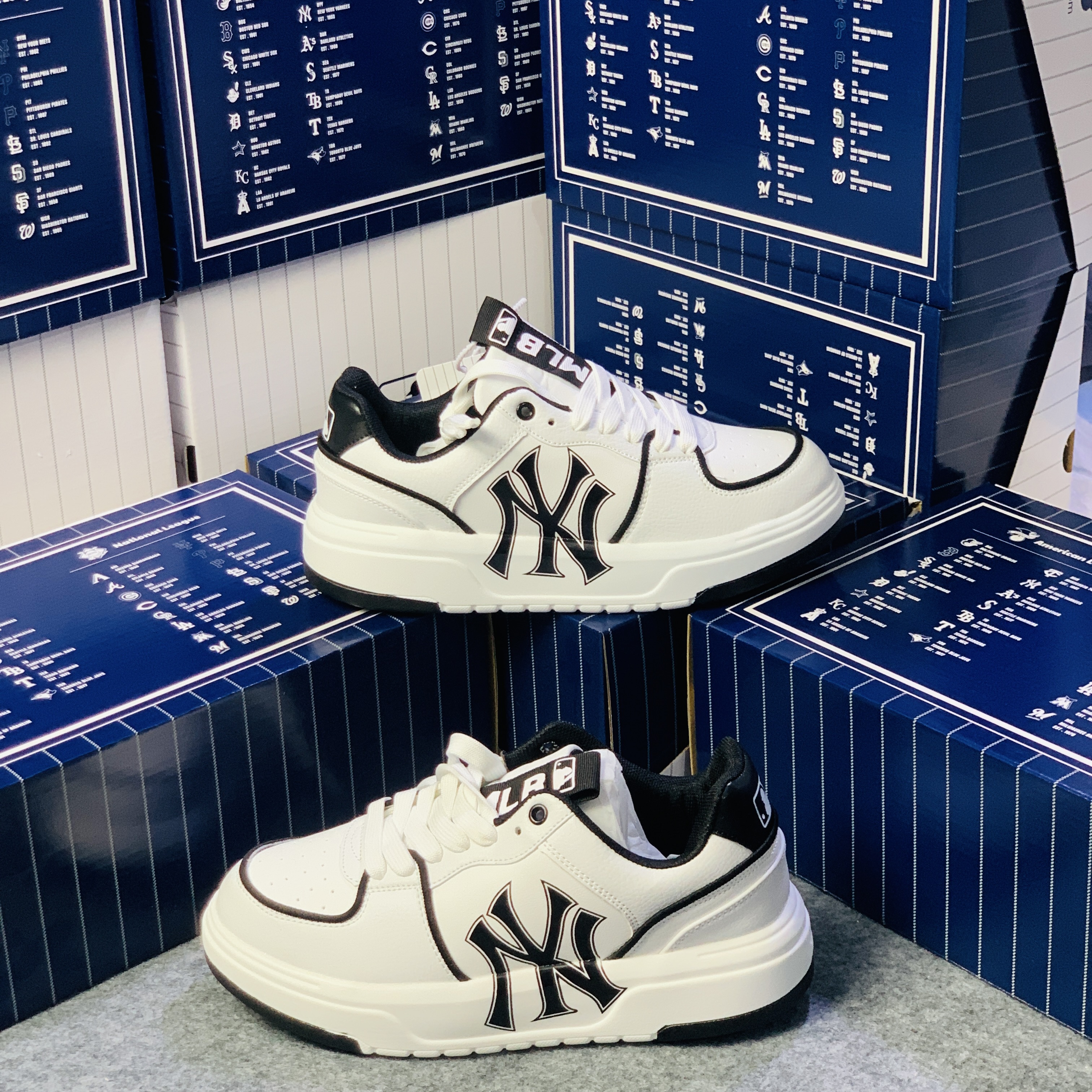 Giày Sneaker Chunky Liner White / Green Nam Giày Sneaker Độn Đế Hack Chiều Cao