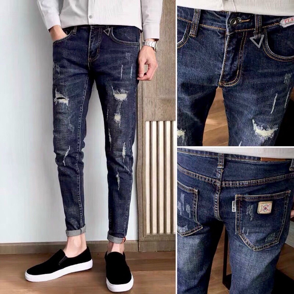 Quần jean nam chất bò co giãn hàng chuẩn shop-năng động -thời thượng mẫu mới thời trang cao cấp lulyfashion dc02