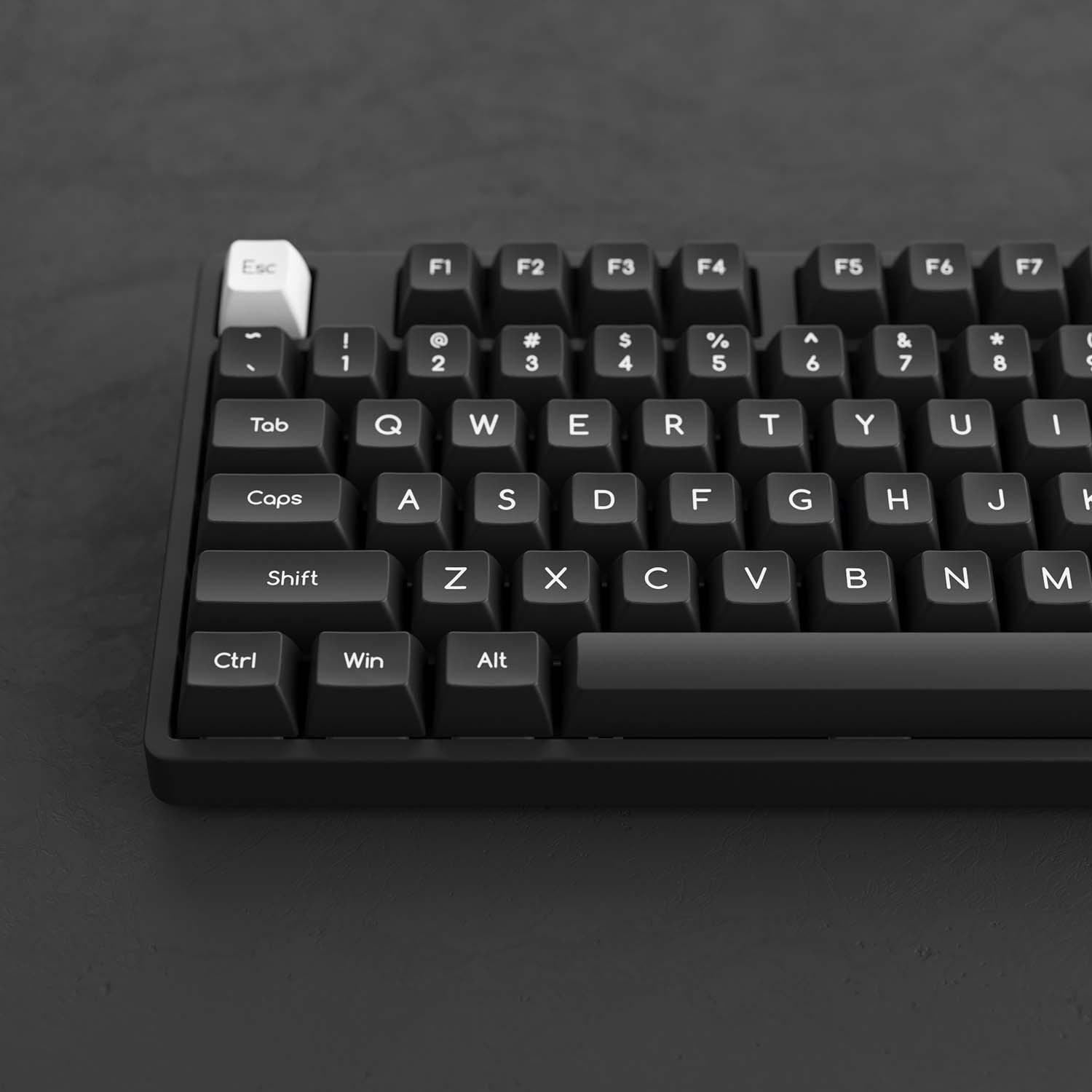 Bộ keycap AKKO Black on White I Black Gold I Ocean Star I White on Black  (ABS Double-Shot/ SAL profile/ 195 nút)