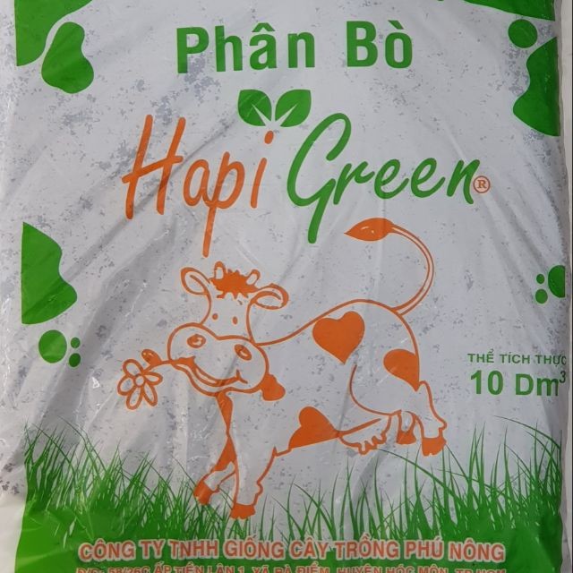 Phân Hữu Cơ - Phân Bò Hapi Green Phú Nông ( 10DCM3 - 2KG)
