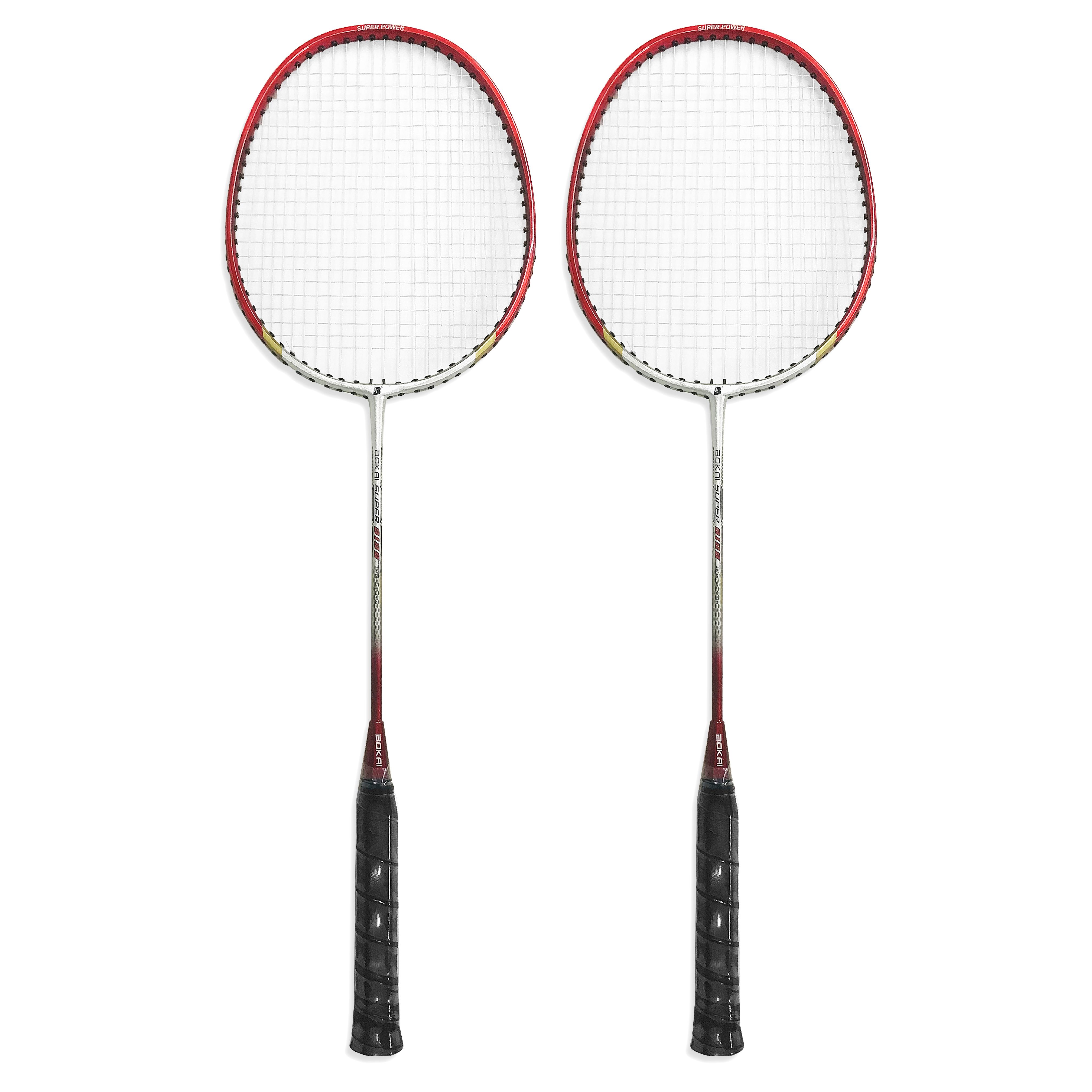 Cặp vợt cầu lông dây cước Bokai BK-9188  [TẶNG KÈM 3 QUẢ CẦU]
