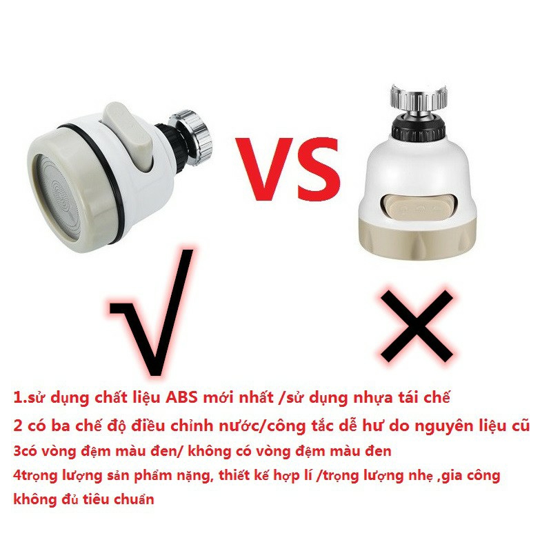 Đầu vòi rửa chén tăng áp