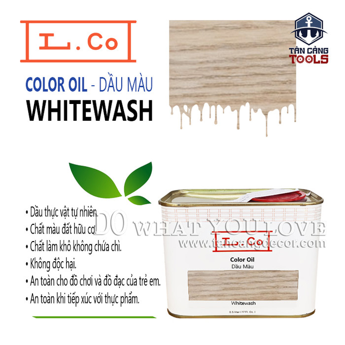 L.co dầu màu – màu whitewash colwh