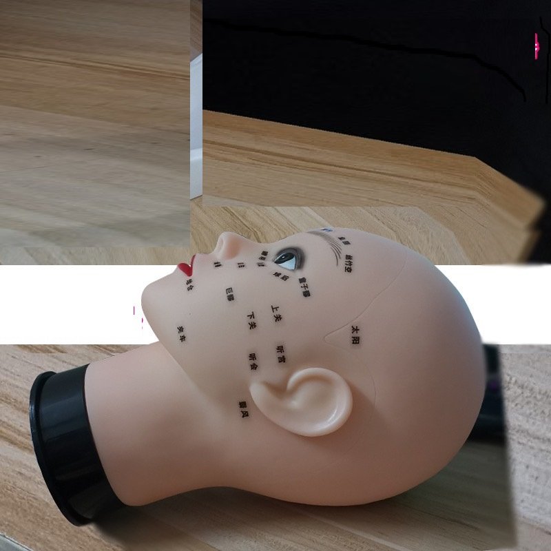 Đầu manocanh học massage nối mi