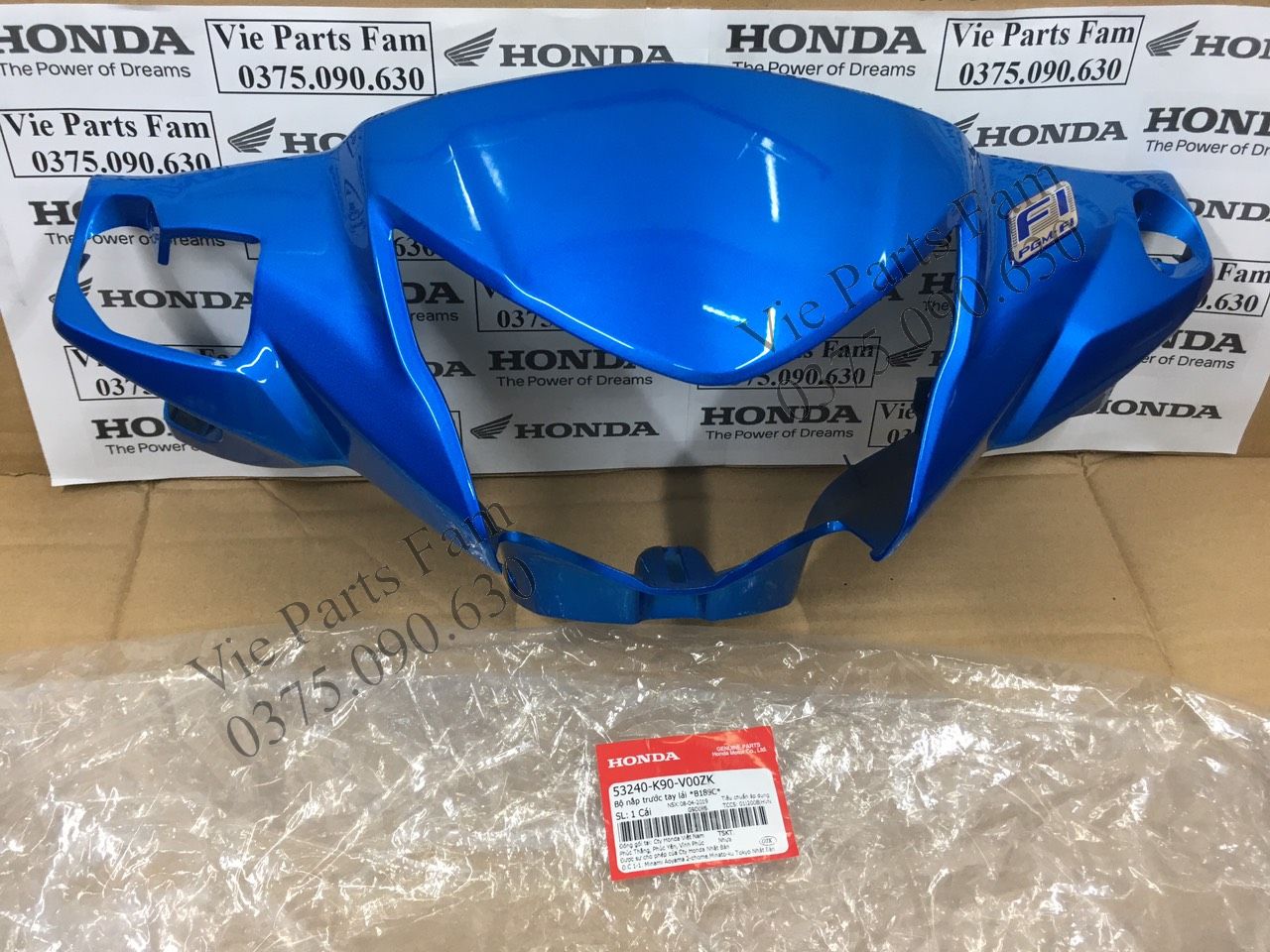 ỐP ĐẦU TRƯỚC TAY LÁI WAVE RSX FI ĐĨA (2014-2023) ĐỦ MÀU, HÀNG CHÍNH HIỆU HONDA MOTOR VN