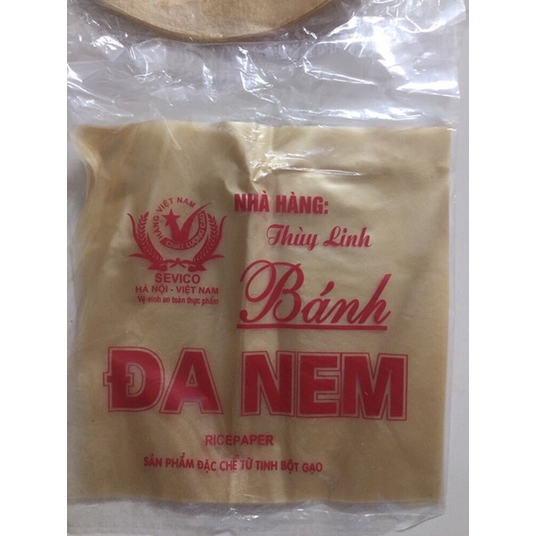 10 Gói 120 lá bánh đa nem vuông