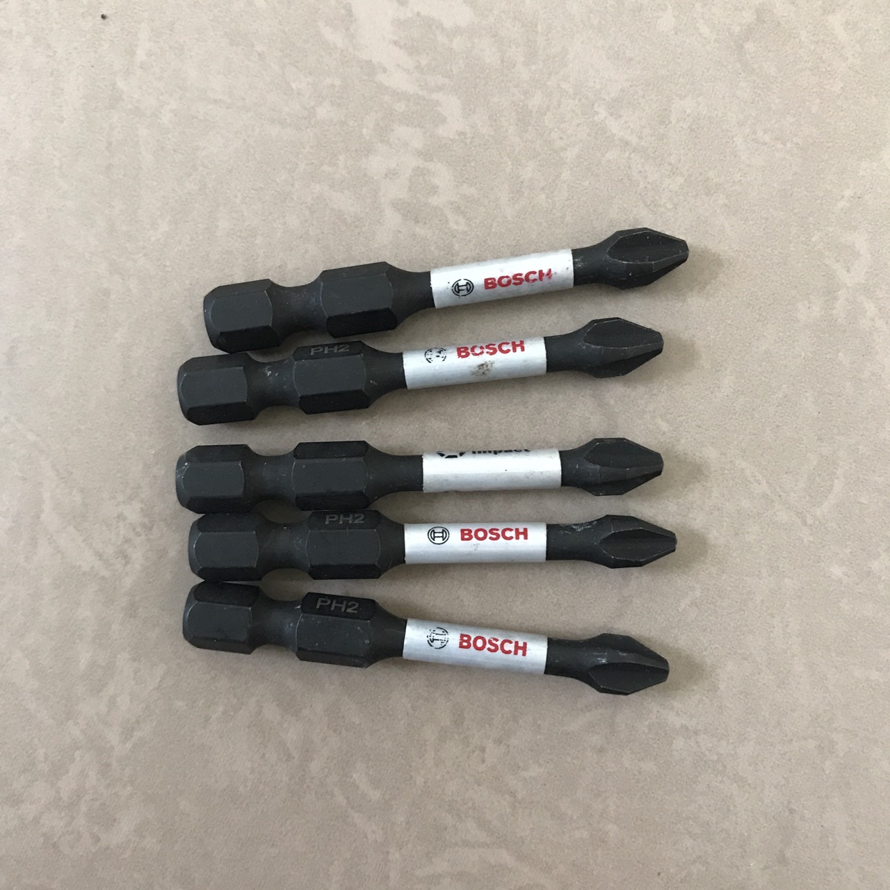 BỘ 5 MŨI BẮN VÍT CHÍNH HÃNG PH2 - 50mm