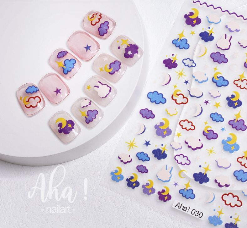 Hình dán móng tay - Sticker dán móng mã số A030