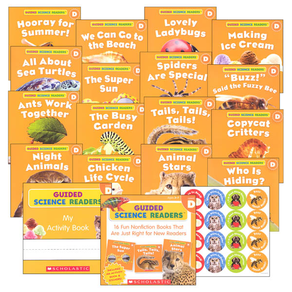 Scholastic Guided Science Reader Level A, B, C,D,E và F - 81 quyển | Nhập Khẩu