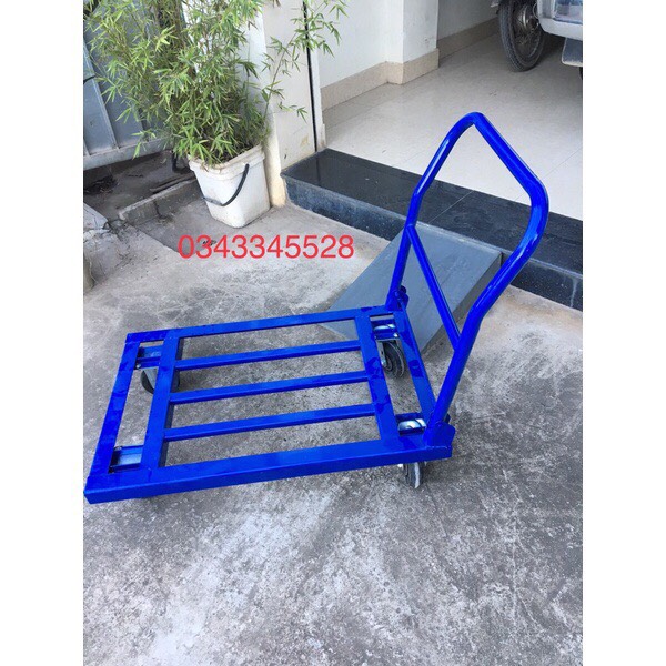 Xe đẩy hàng 4 bánh Gập Gọn tải trọng lớn 300- 500kg giá xưởng
