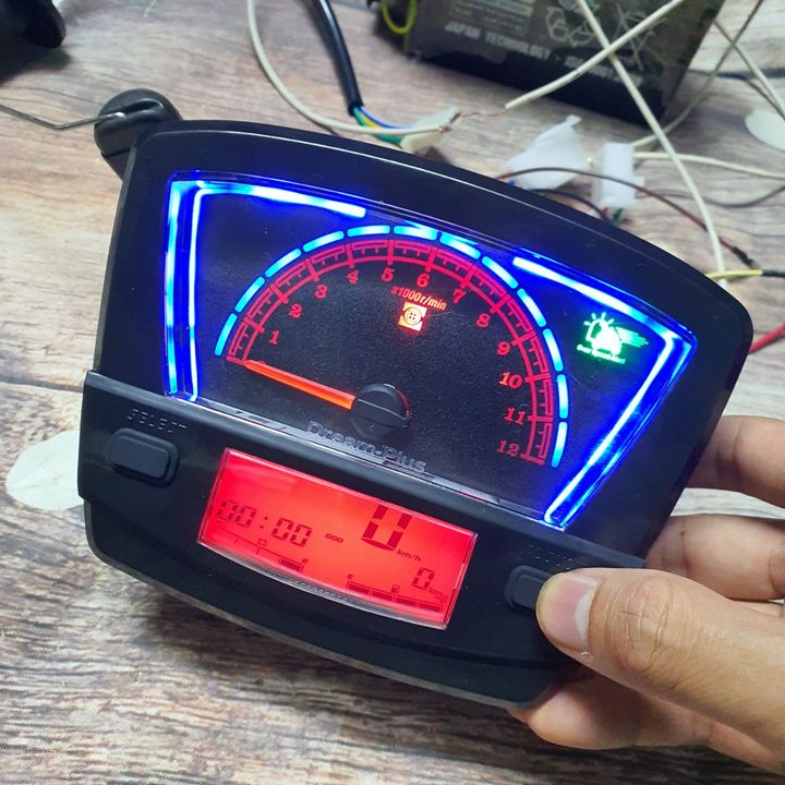 DREAM - Đồng hồ điện tử DREAM  UMA PLUS gắn zin cho xe [ BẢO HÀNH 1 ĐỔI 1 ] đủ chức năng cho xe