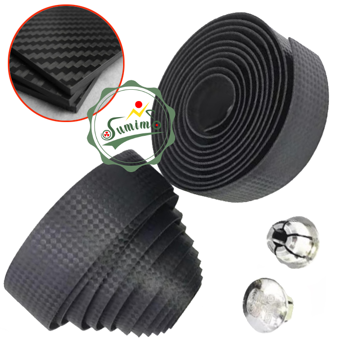 Dây quấn ghi đông xe đạp - Dây quấn tay lái vân carbon