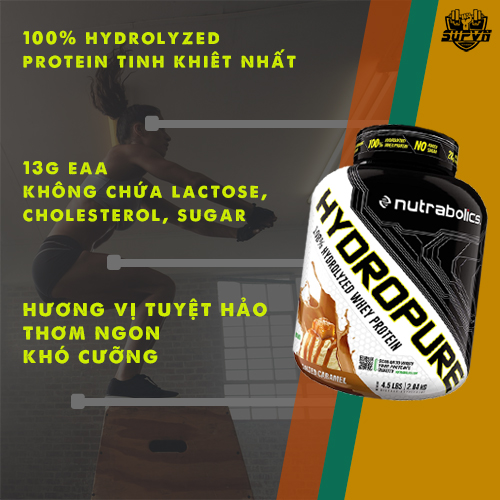 Whey hydropure hydrolyzed - Sữa tăng cơ giảm mỡ whey protein 100% thủy phân 1.6lbs