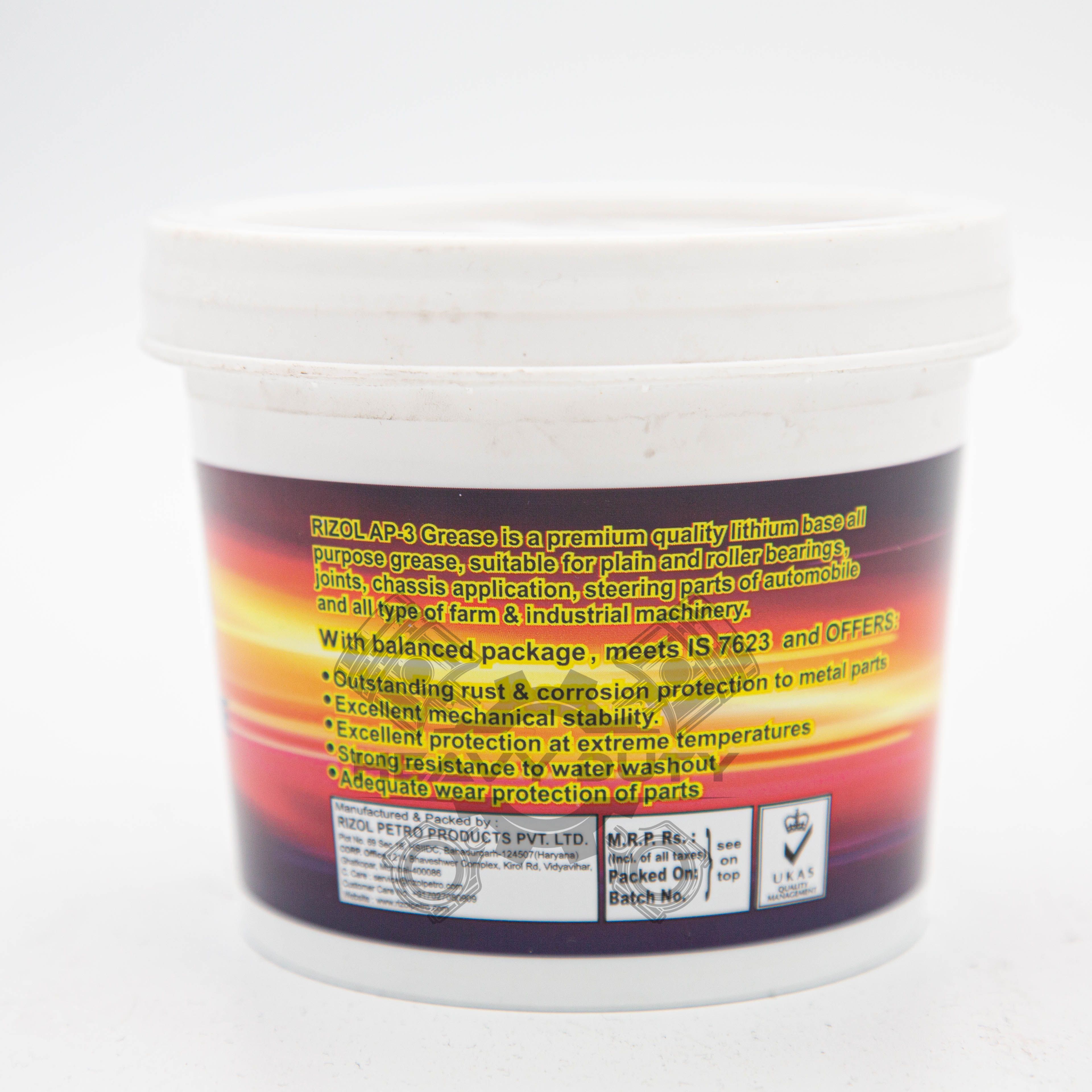 [HCM]Mỡ Bò Đa Dụng - Rizol All Purpose AP-3 Grease Prima [500G]