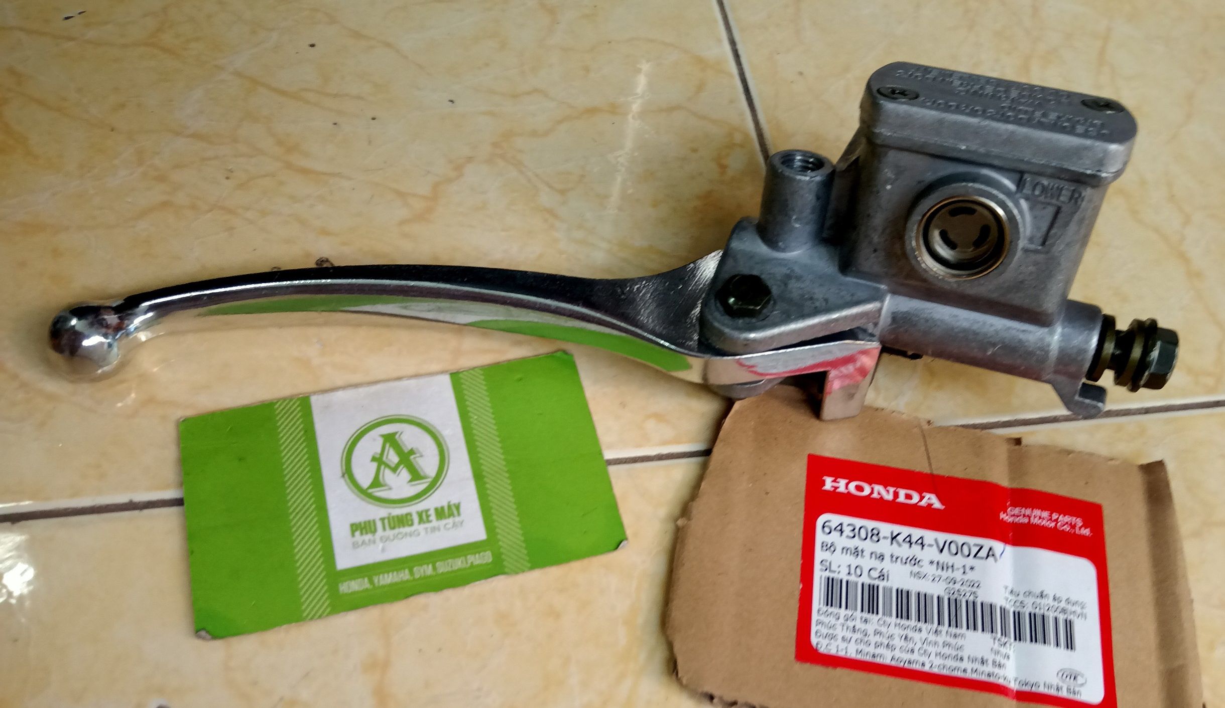 Tay thắng dầu wave rs/rsx 110/ s110 màu bạc
