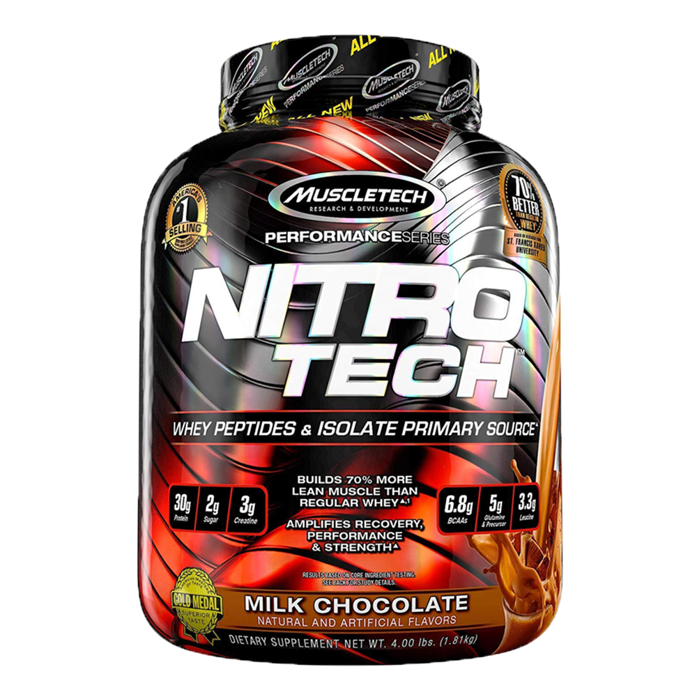 Sữa tăng cơ Nitrotech Muscletech 4lbs (40 lần dùng) 1.8kg