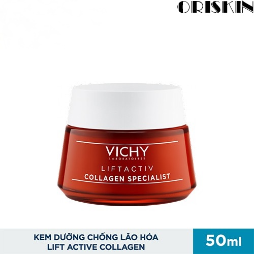 Vichy Kem Dưỡng Ngăn Lão Hóa Sáng Da Ban Ngày Vichy Collagen Liftactiv Collagen Specialist Chuyên Biệt 50ml