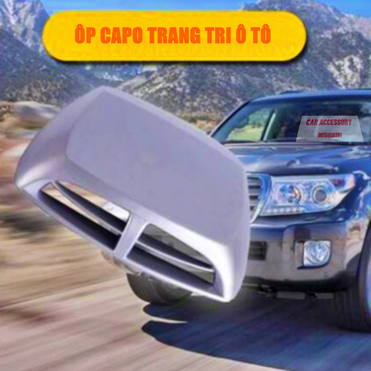 Ốp capo trang trí mui xe ô tô