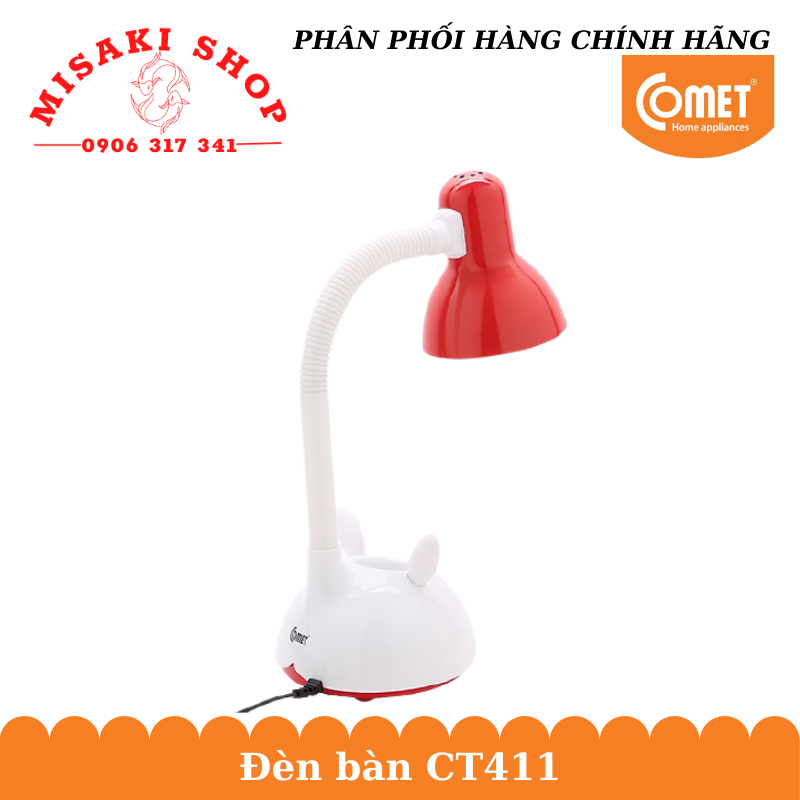 Đèn Bàn Học Sinh Comet CT411R | MISAKISHOP