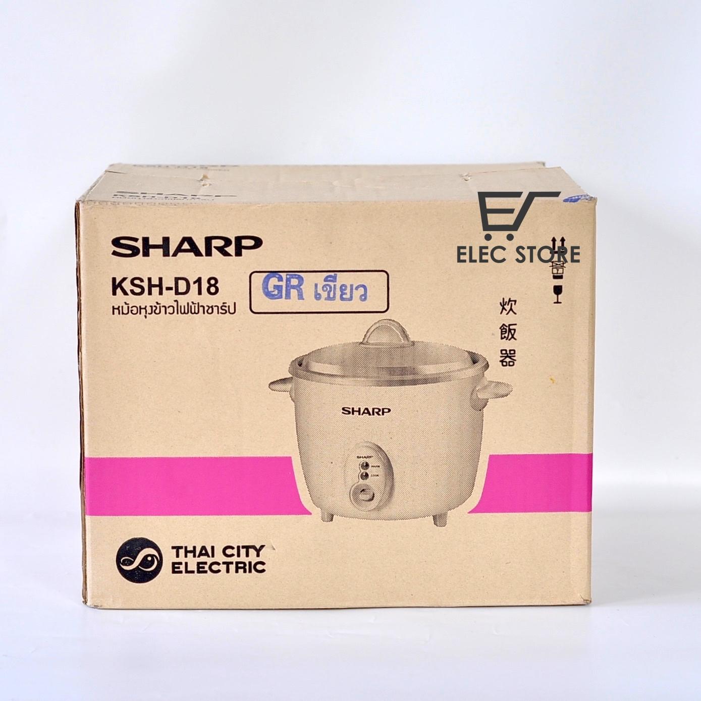 Nồi Cơm Điện SHARP 1.8L KSH-D18 Nhập Khẩu Thái Lan (Giao Màu Ngẫu Nhiên)