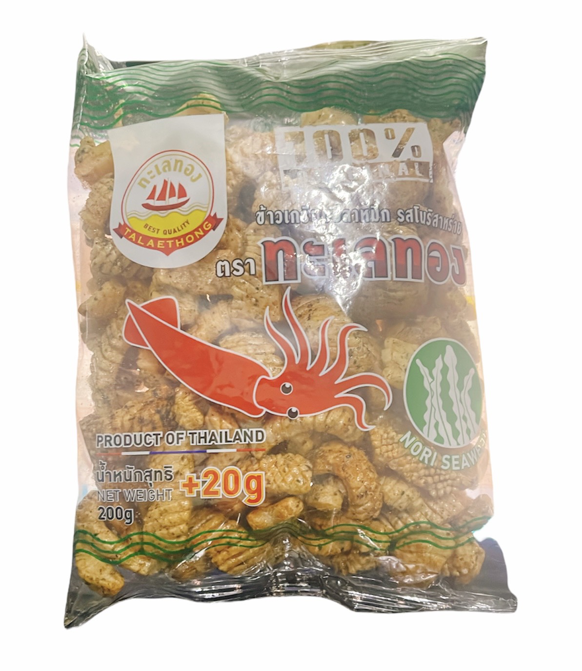 Bánh Snack Mực Thái Lan hiệu Talaethong 200g